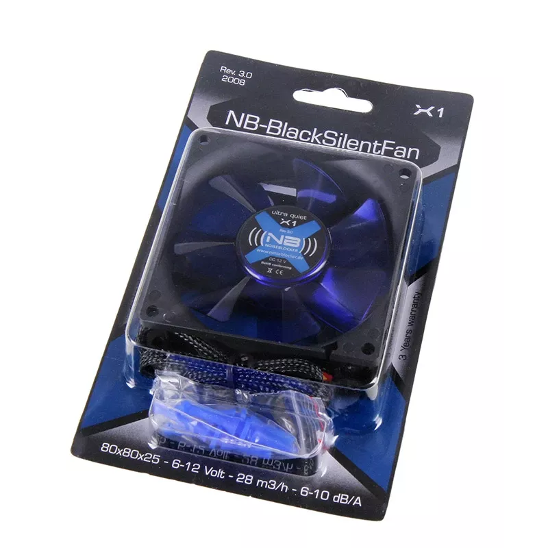 Fan Noiseblocker JuodaSilentFan X1