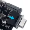 USB 3.0 adapteris GrauGear GG 18025 — A tipo lizdas, 180° orientacija