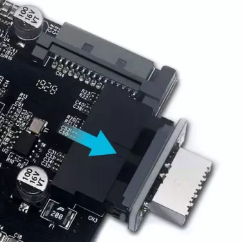 USB 3.0 adapteris GrauGear GG 18025 — A tipo lizdas, 180° orientacija