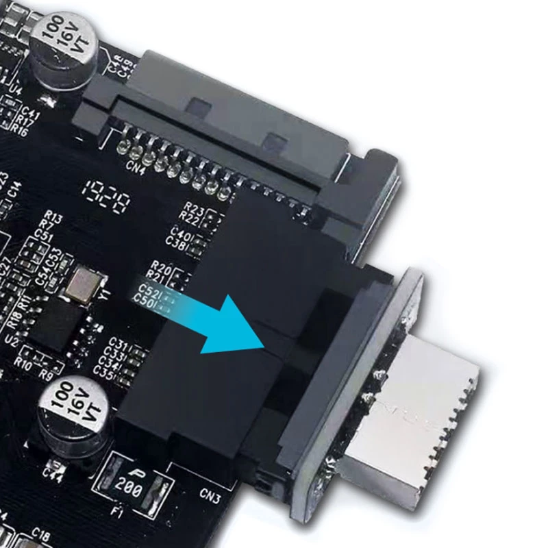 USB 3.0 adapteris GrauGear GG 18025 — A tipo lizdas, 180° orientacija