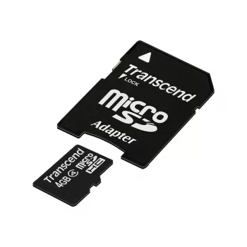 „Flash“ atmintis Transcend 4 GB microSDHC Class 4 TS4GUSDHC4