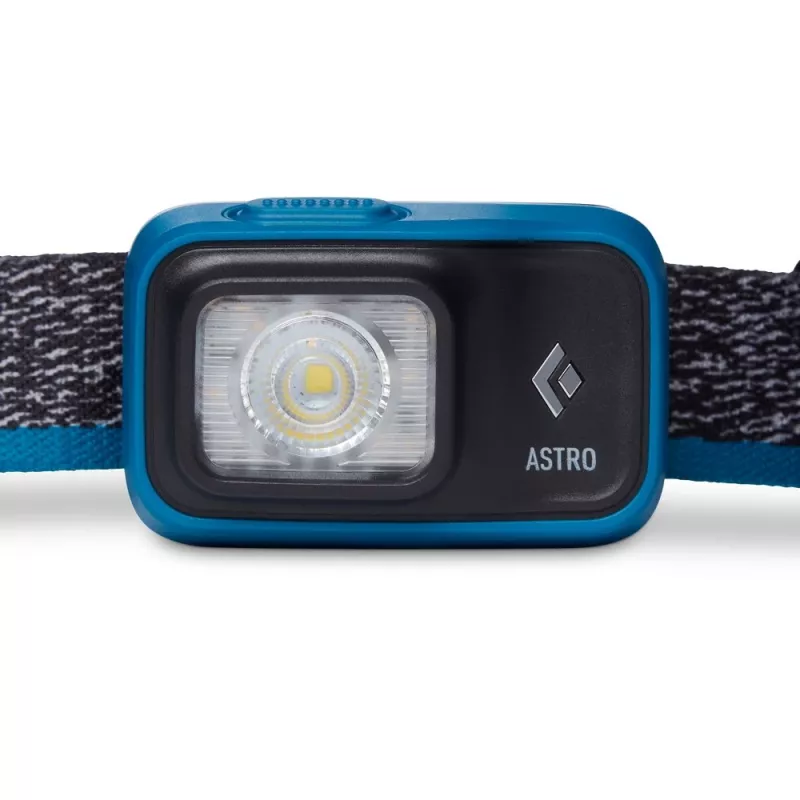 Juoda Diamond Astro 300 juodas, mėlynas galvos juostos žibintuvėlis