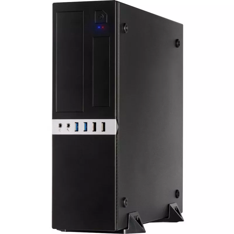 Inter-Tech IT-503 - SFF - Mini-ATX - be maitinimo šaltinio (TFX12V) - matinė juoda - USB/Audio (88881270)