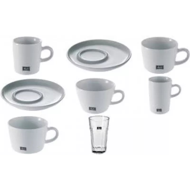 Espreso puodelis MELITTA M-Cups 80 ml porcelianinis baltas, 62 mm aukštis