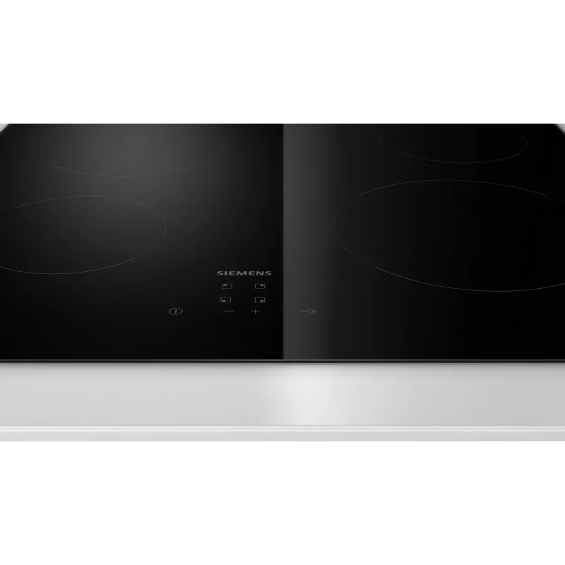 Siemens iQ100 ET61RBEA1E kaitlentė juoda įmontuojama 60 cm 4 zonos