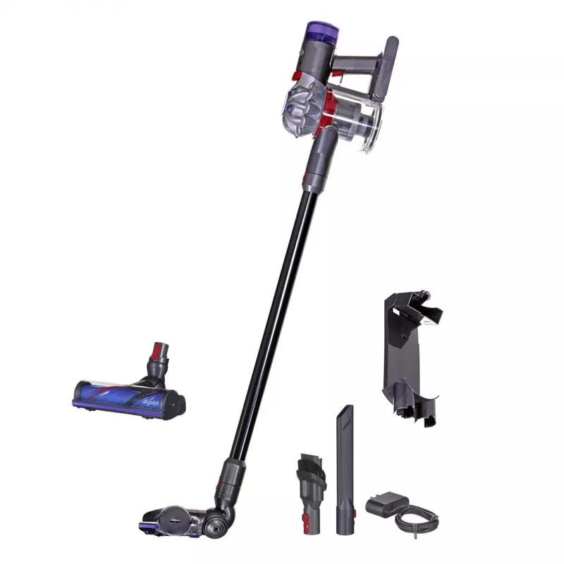 Dyson V8 Advanced 2-in-1 belaidis dulkių siurblys Baterija Sausas Be maišelio Nikelis, Sidabrinis
