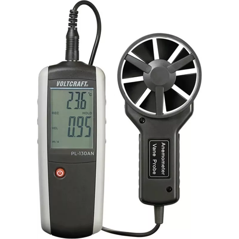 Voltcraft® PL-130 AN Anemometras 0,40–30,00 m/s (PL-130 AN)