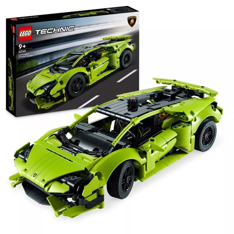 LEGO Technic Lamborghini Huracán Tecnica konstrukcinis modelio rinkinys, mastelis 1:10, 806 dalys, amžius 9+