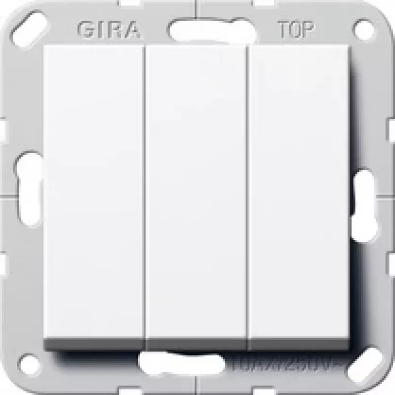 GIRA 283203 Elektros jungiklis 2P Baltas (283203)