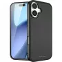 Apsauginis telefono dėklas Nevox StyleShell NYLO, skirtas iPhone 17, 6,3 colio, juodas