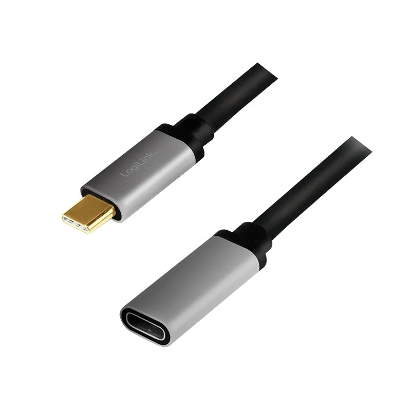 LogiLink USB laidas USB 3.2 Gen 2 CUA0105 0,5 m USB C juoda pilka