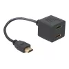 HDMI adapteris DeLOCK 65056 0,2 m, kištukas į 2 lizdus