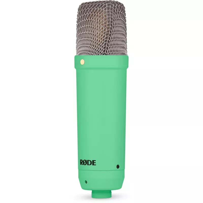 NT1 Signature + XLR laidas + stalinis studijos stovas, mikrofonas šviesiai žalias, rinkinys