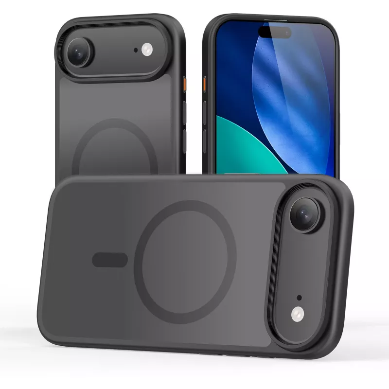 StyleShell INVISIO, Telefono dėklas Juodas, iPhone 17 Air, suderinamas su MagSafe