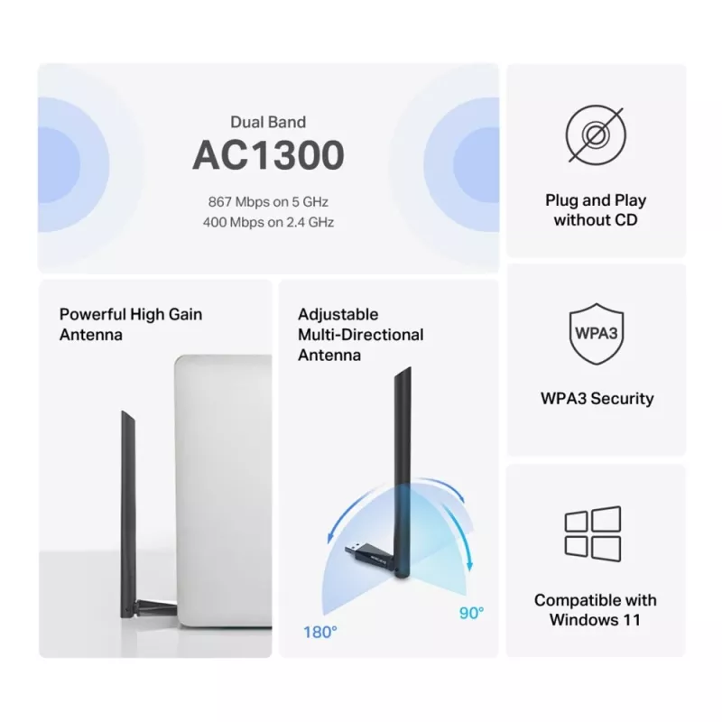 Tp-link MA30H ryšio priedas juodas