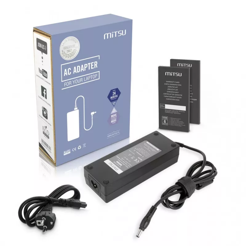 MITSU kintamosios srovės adapteris Lenovo 19.5V 6.15A (5.5×2.5) — pakaitinis maitinimo šaltinis