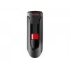 USB atmintukas SANDISK Cruzer Glide 32 GB USB Type-A 2.0, slankioji konstrukcija, apsauga slaptažodžiu, juoda/raudona
