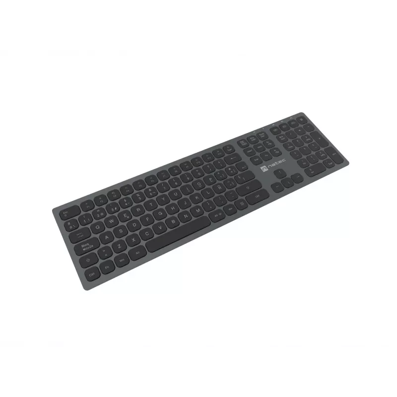 NATEC NKL-1830 klaviatūra universali RF belaidė Bluetooth QWERTY ispaniška juoda pilka