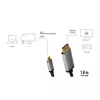 LogiLink CUA0100 kabelio jungties adapteris DisplayPort USB 3.2 Gen1 Type-C 1,8 m juodas pilkas