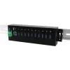 Exsys EX-1110HMVS - šakotuvas - 10 x USB 3.1 Gen 1 - montuojamas ant DIN bėgelio - DC (EX-1110HMVS)