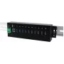 Exsys EX-1110HMVS - šakotuvas - 10 x USB 3.1 Gen 1 - montuojamas ant DIN bėgelio - DC (EX-1110HMVS)