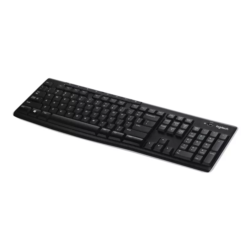 Logitech K270 belaidė klaviatūra su Unifying imtuvu, juoda