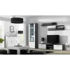 Bortelis Cama Meble UNI pilka/baltas blizgesys, 2 durys, 2 lentynos, 1320×380×920 mm