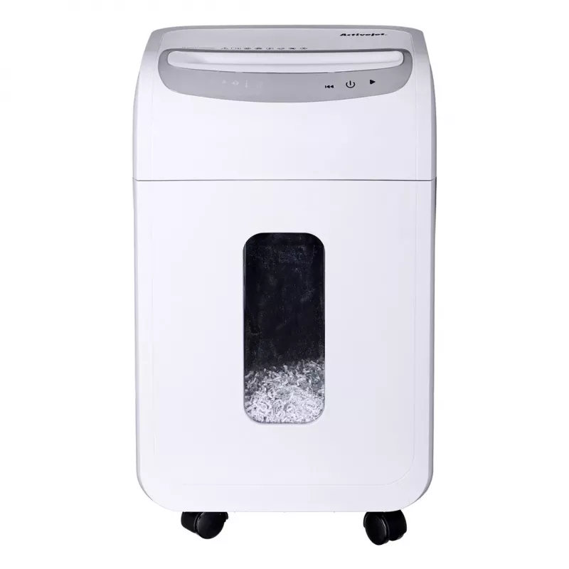 Smulkintuvas Activejet ASH-1602M, P-5, 28 l, 2x14 mm smulkintos dalelės, baltas