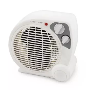 Elektrinis patalpų šildytuvas ESPERANZA EHH002, elektrinis, maks. 2000 W, reguliuojamas termostatas, pilka/baltas