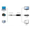 Gembird A-MDPM-HDMIF-02 vaizdo kabelio adapteris Mini DisplayPort HDMI A tipo (standartinis) juodas