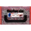 FixTainer - DUOPOWER & DUOSEAL + varžtai, sienų kaištis šviesiai pilkas/raudonas, 275 vnt.