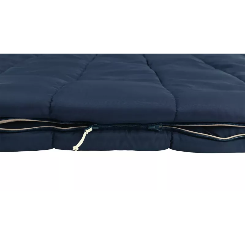 Miegmaišis Outwell Contour Lux Double stačiakampis poliesteris, 1450×2200 mm, maks. naudotojo ūgis 190 cm, mėlynas