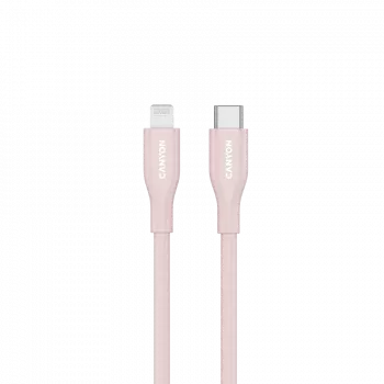 CANYON laidas CLNM60 C-L 60W MFI 1m Silikoninis Rožinis