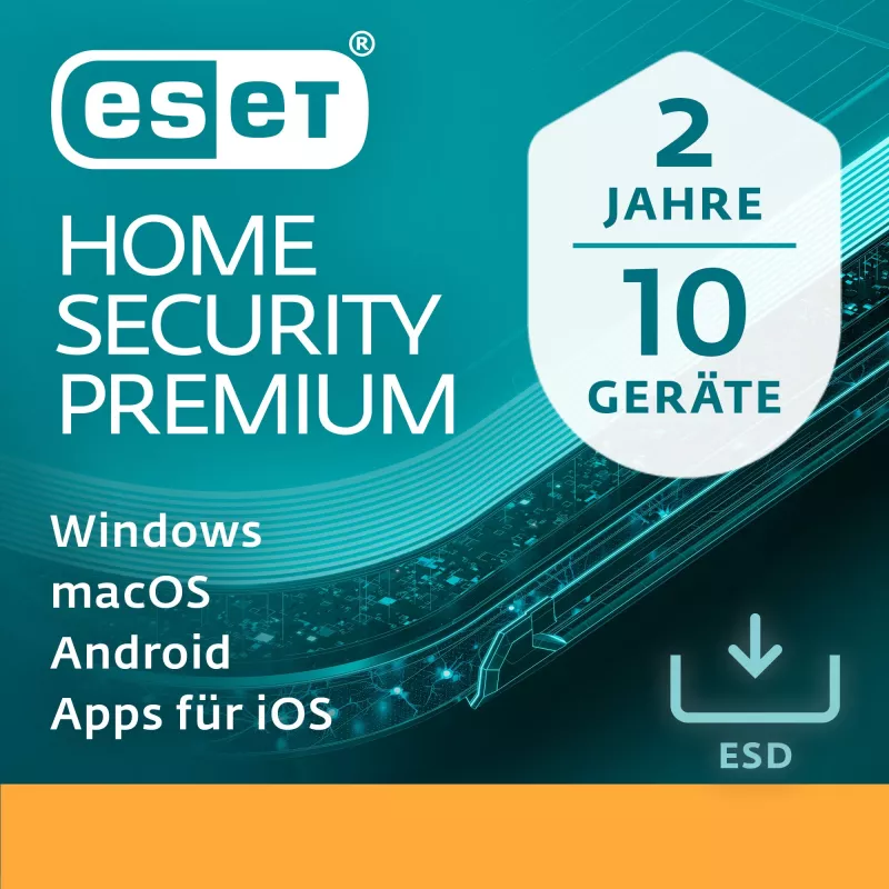 ESET Home Security Premium - 10 vartotojų, 2 metai - ESD-AtsisiuntimasESD