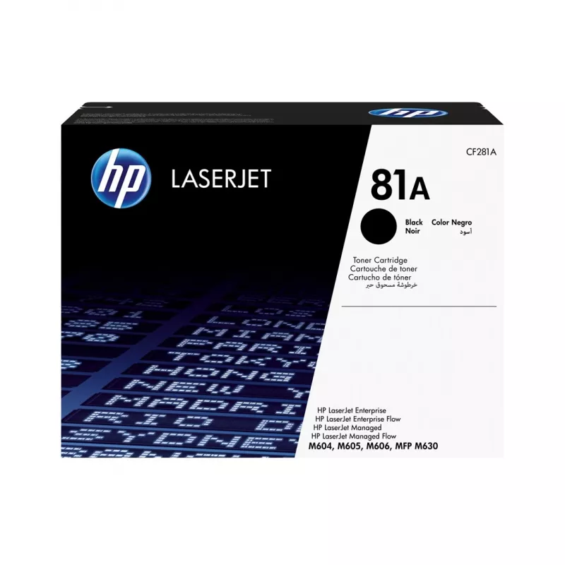 HP 81A Original LaserJet juodas kasetė, 10500 puslapių, juoda, 1 vnt.