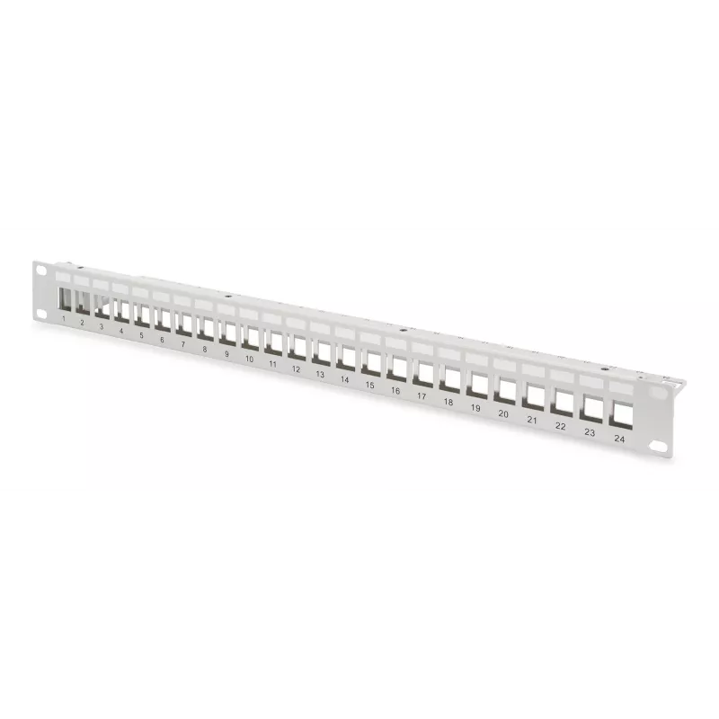 Digitus modulinis pataisymo skydelis 24 prievadų DN-91410-24 RJ-45 Cat6a Pilkas