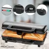 ProfiCook PC-ST 1092 - sumuštinių keptuvė - 900 W - nerūdijantis plienas/juoda