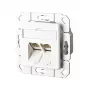 METZ CONNECT BTR E-DAT C6 8/8(8) UPk - jungties lizdas, skirtas montuoti lygiai su siena - RJ-45 X 2 - gryna balta, RAL 9010 - 2 prievadai (1307381102-I)