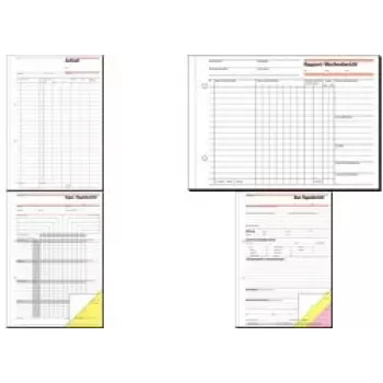 Notebook Sigel Measurement Book A4 50 lapų SD069 — tinklelio ir matavimo puslapiai techniniams užrašams