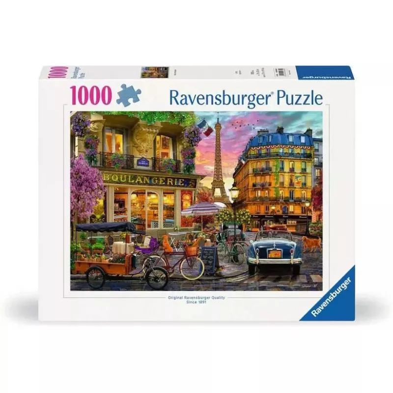 Ravensburger 1000 detalių Paryžius ryto žaroje