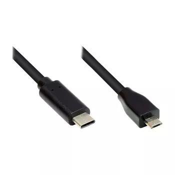 Good Connections USB2.0 laidas Micro B-C juodas 2m