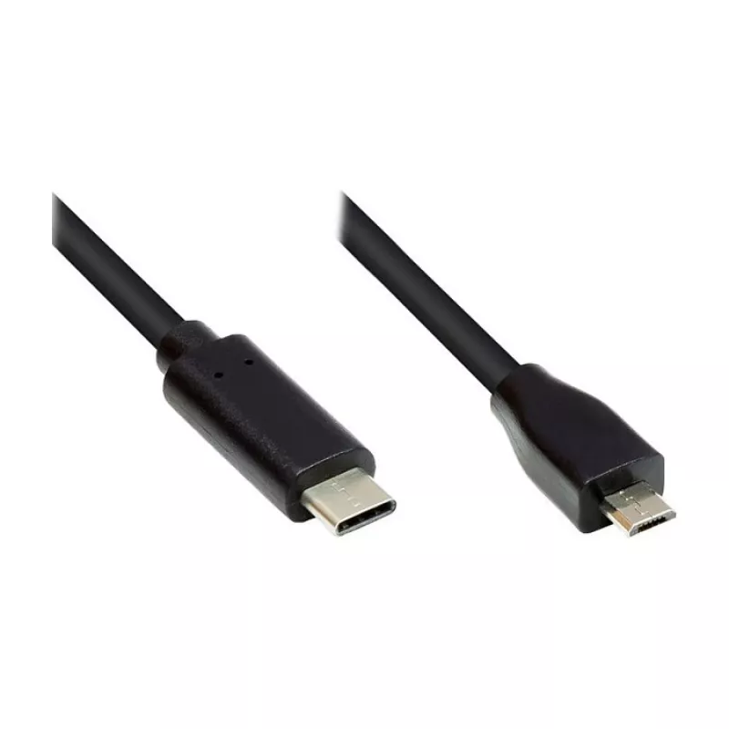 Good Connections USB2.0 laidas Micro B-C juodas 2m