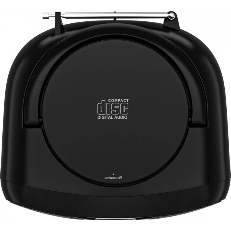 Boombox SENCOR SPT2300BK — CD grotuvas, MP3, USB, Bluetooth 5.1, FM, AUX, 4 W, baterija/AC