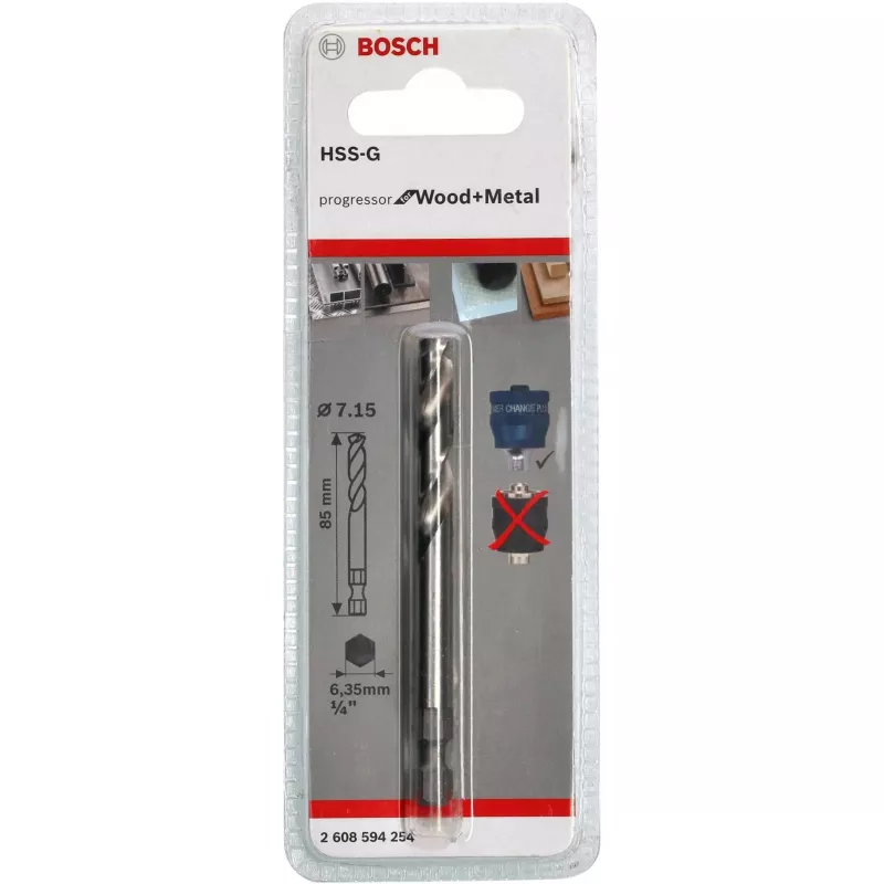 Bosch 2 608 594 254 grąžtas Pilotinio grąžto antgalis