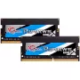 G.Skill Ripjaws - DDR4 - rinkinys - 32 GB: 2 x 16 GB - SO-DIMM 260 kontaktų - 3200 MHz / PC4-25600 - be buferio