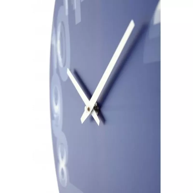 NeXtime klok 3077bl 3D, Ø39.5 cm, Sieninis, Mėlynas/ Baltas