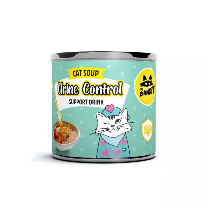 VETEXPERT Mr. Bandit Duck&Beef Šlapimo kontrolės palaikymas - funkcinis gėrimas katei - 95 ml