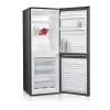 Šaldytuvas-šaldiklis MPM MPM-215-KB-39/E — 215 l, apatinis šaldiklis, tamsus inoksas, apgręžiamos durys, LED apšvietimas