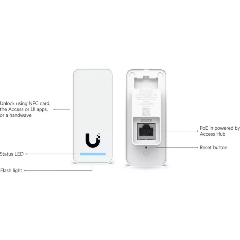 Ubiquiti G2 Starter Kit Professional apsaugos prieigos kontrolės sistema, sidabrinė