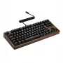 Mechaninė klaviatūra Sharkoon SKILLER SGK50 S2 — Medžio efektą primenantys PBT klavišų dangteliai, IT išdėstymas, Gateron G Pro 3.0 Geltona jungikliai
